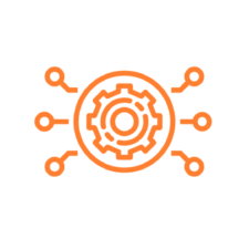 Icon of hub network to illustrate API