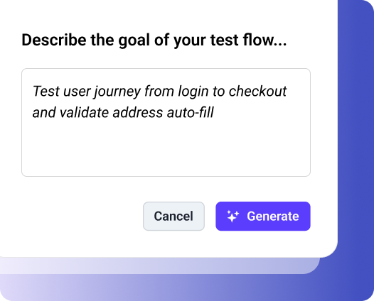 Intent-Powered Test Creation